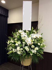 葬儀供花　洋花　名古屋市千種区の葬儀社会館
